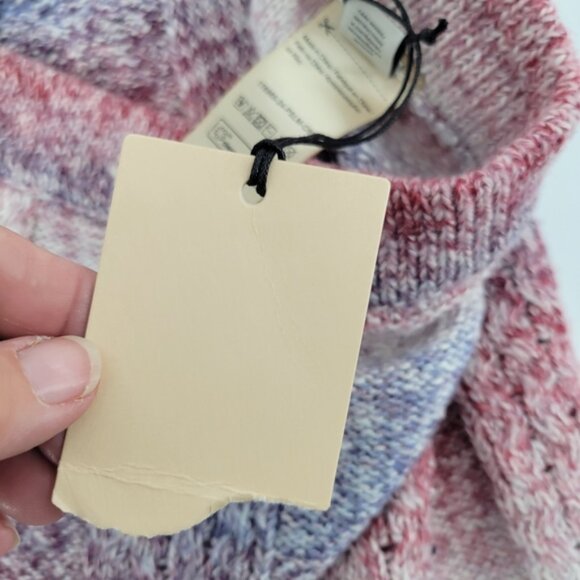 Scotch  Soda Space-Dyed Knitted Skirt  Multicolor Knit Fringe Skirt Size Small - Picture 10 of 11